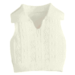 Jersey cuello alto unicolor