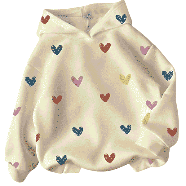 Suéter de capucha deportivo beige