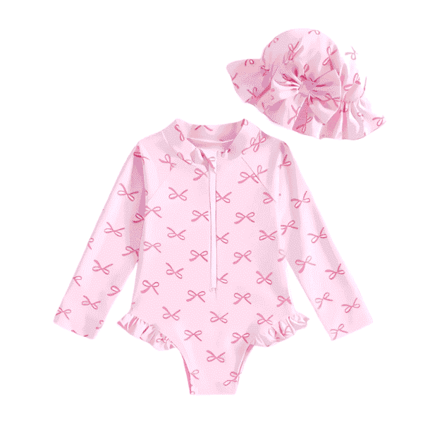 Traje de baño entero de lazos